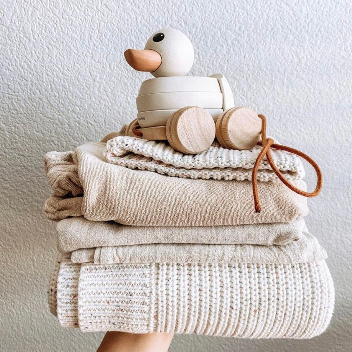 Kawan Rubberwood Stacker & Pull Toy - Shape