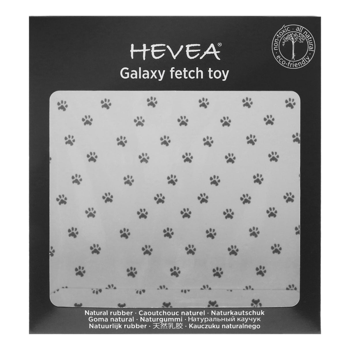 Galaxy Dog Throw & Fetch Disc in Natural Rubber -