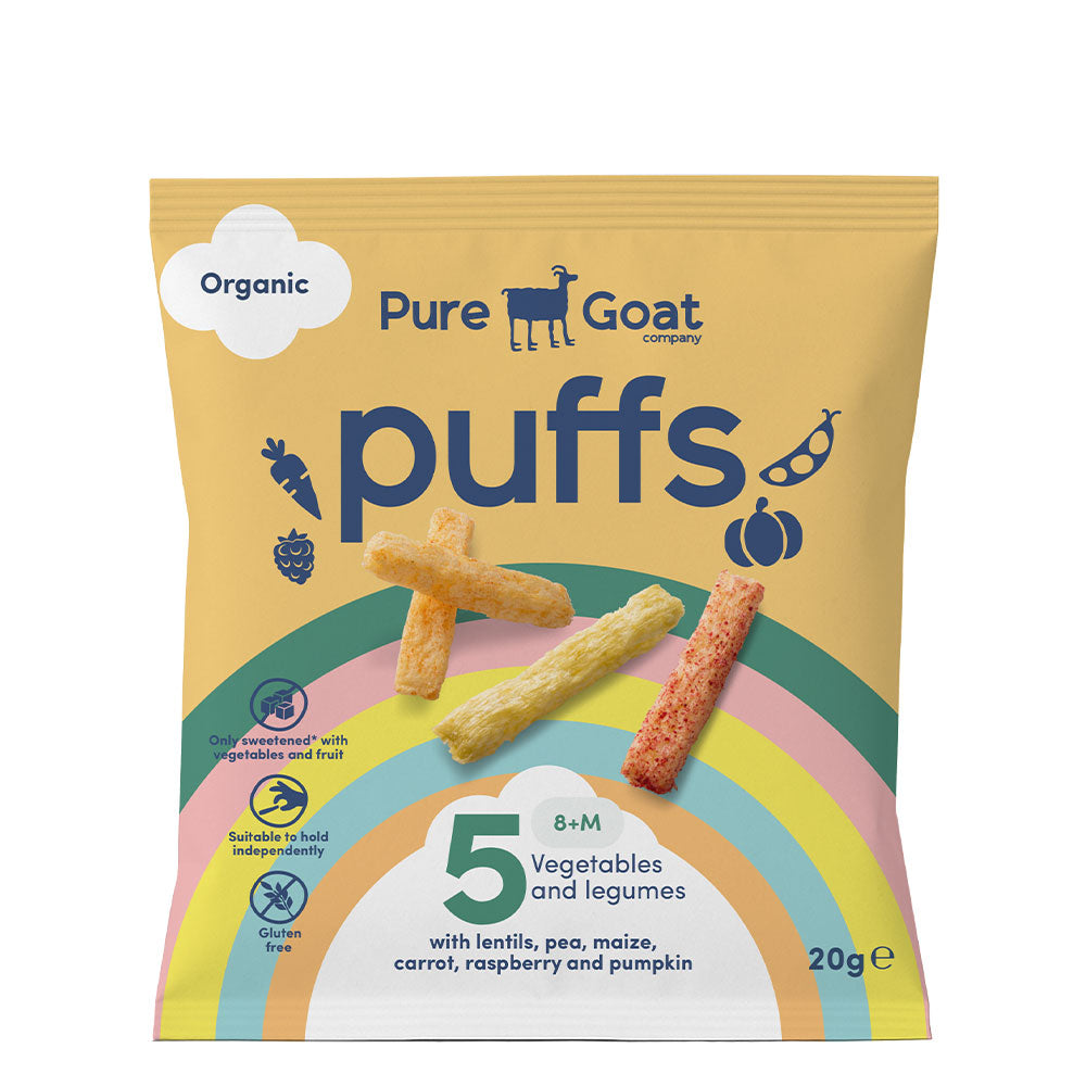 Pure Goat Company Organic Vegetable & Legume Puffs