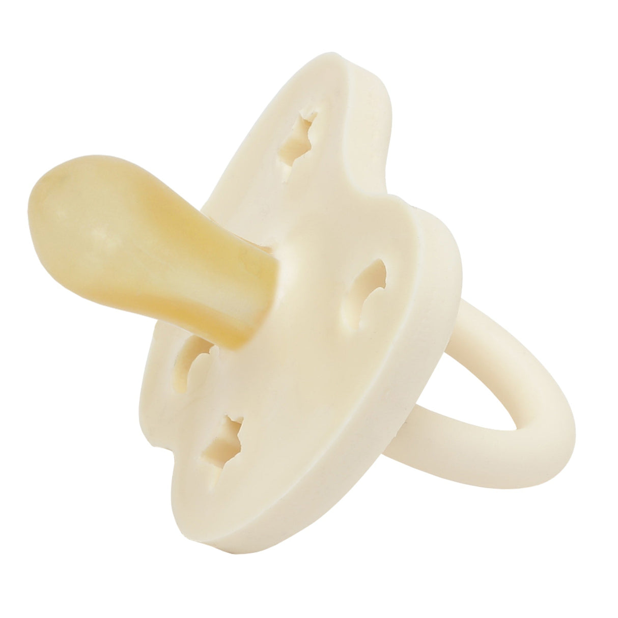 Trial Trio-Pack Natural Rubber Pacifiers - Three Teat Mix for Newborn 0+ Months - 0-3 months