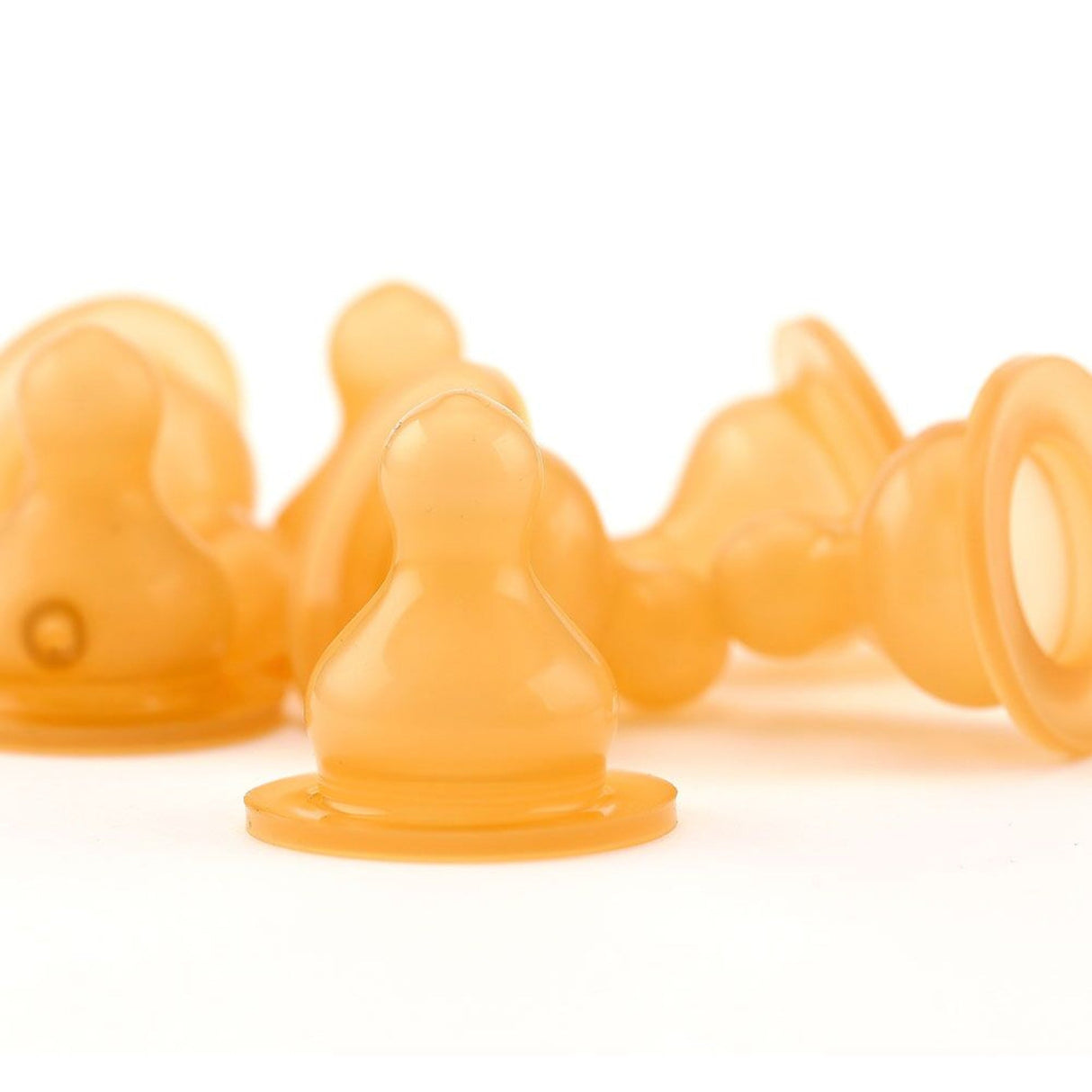 Standard Neck Baby Glass Bottle Nipples Two-Pack -