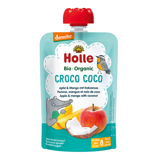 Holle Organic Baby Food Pouch - Croco Coco