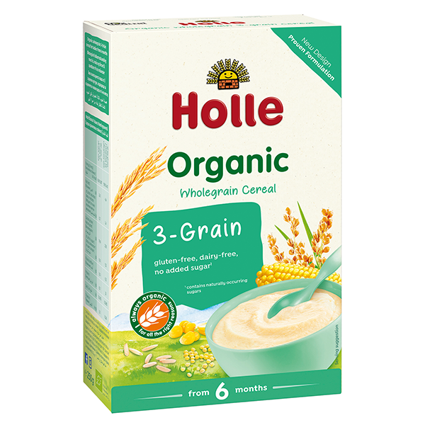 Holle Organic 3 Grain Baby Porridge