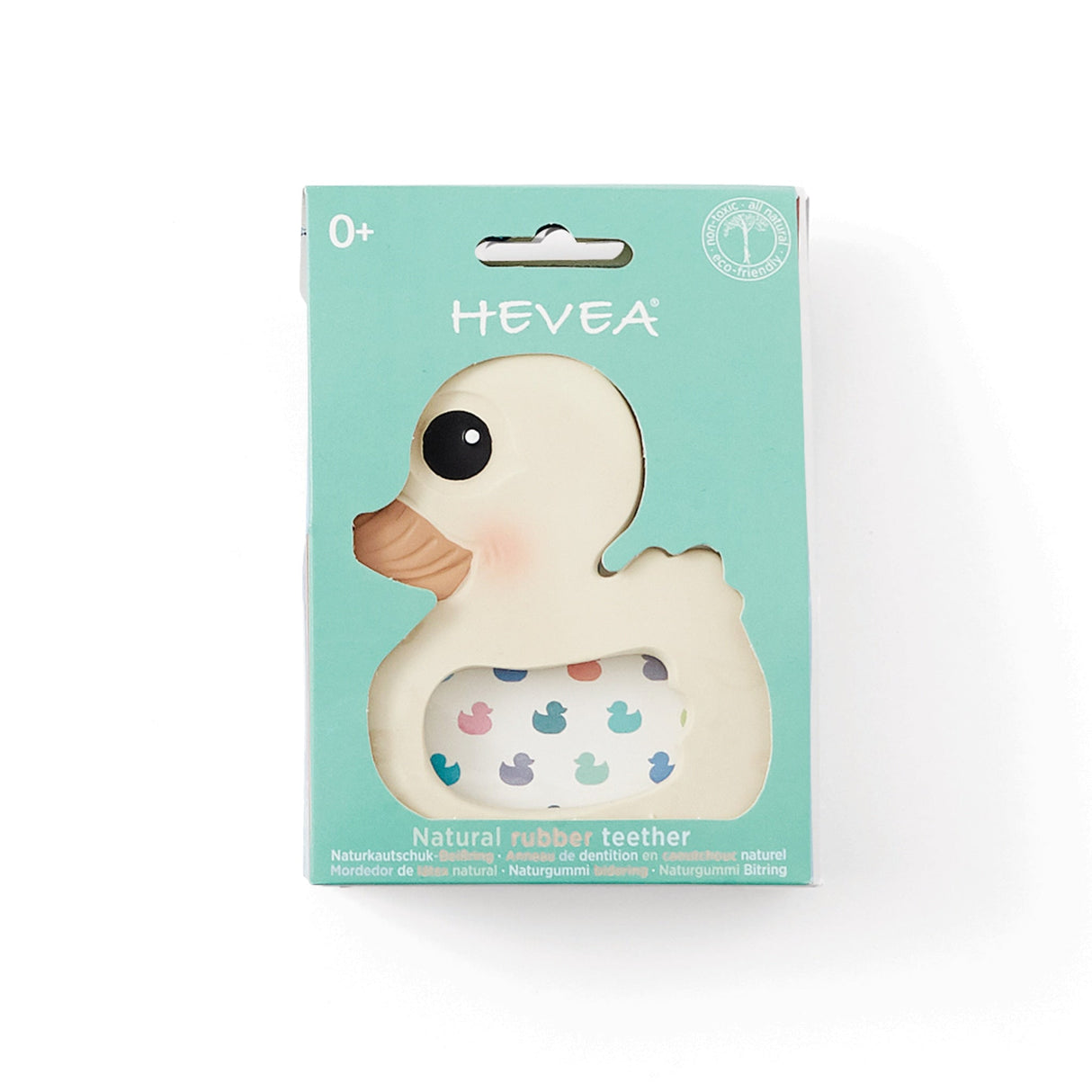 Kawan Duck Teether in Natural Rubber -