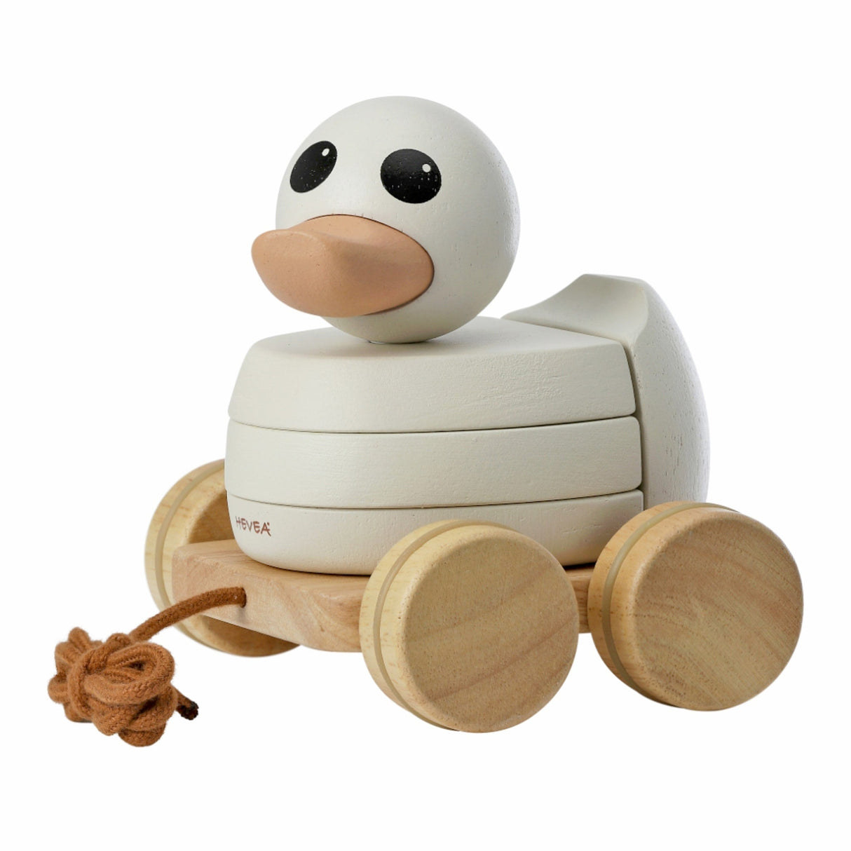 Kawan Rubberwood Stacker & Pull Toy - Shape