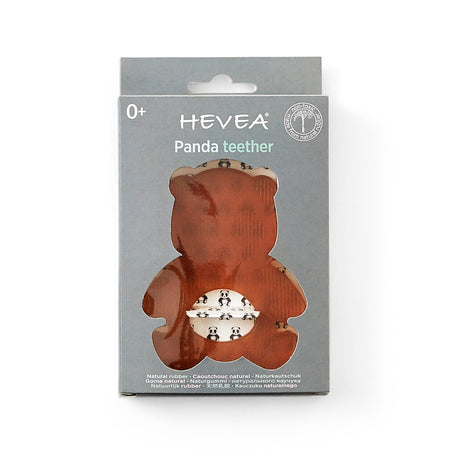 Panda Teether in Natural Rubber -