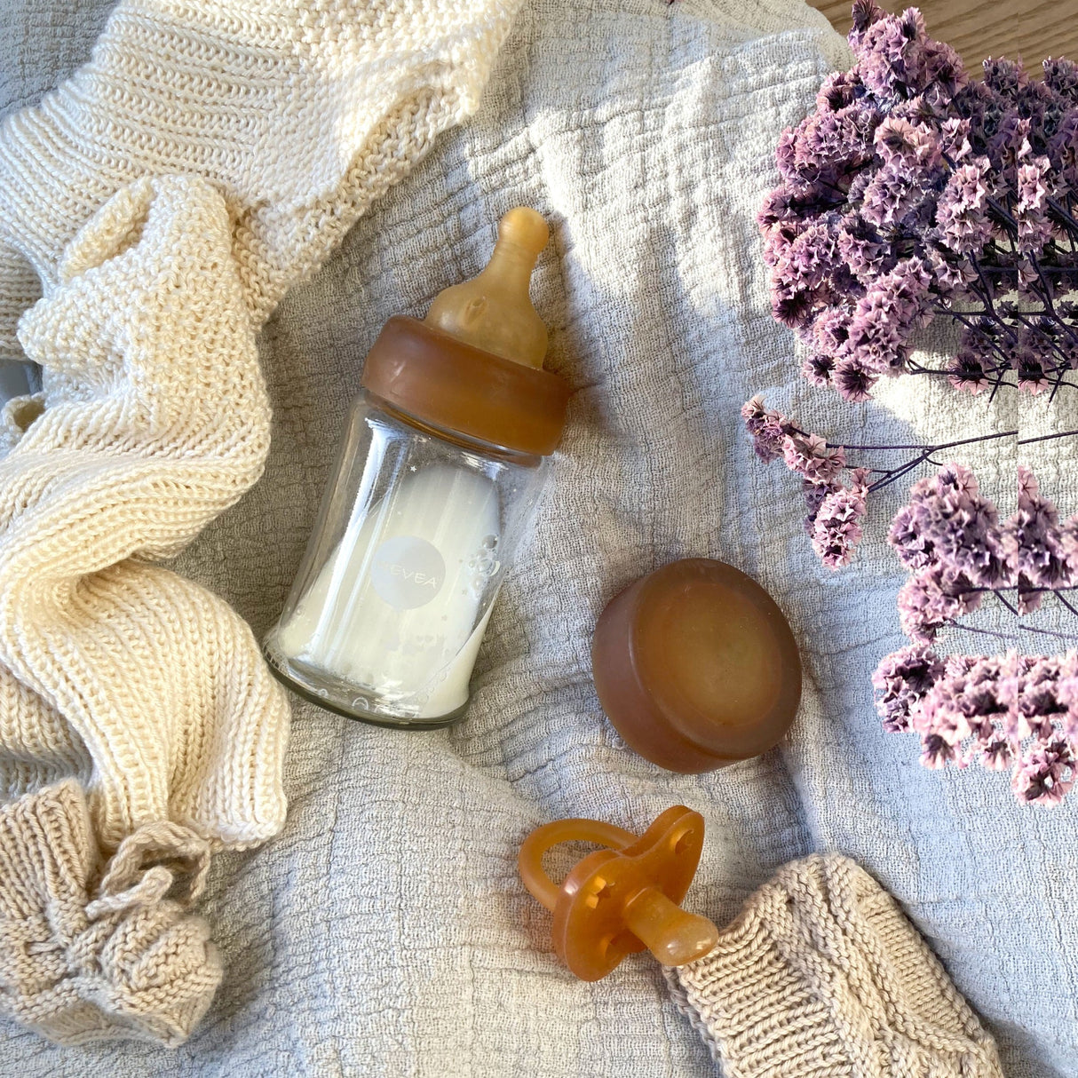 Wide Neck Baby Glass Bottles 150ml/5oz Two-Pack - 150ml/5oz