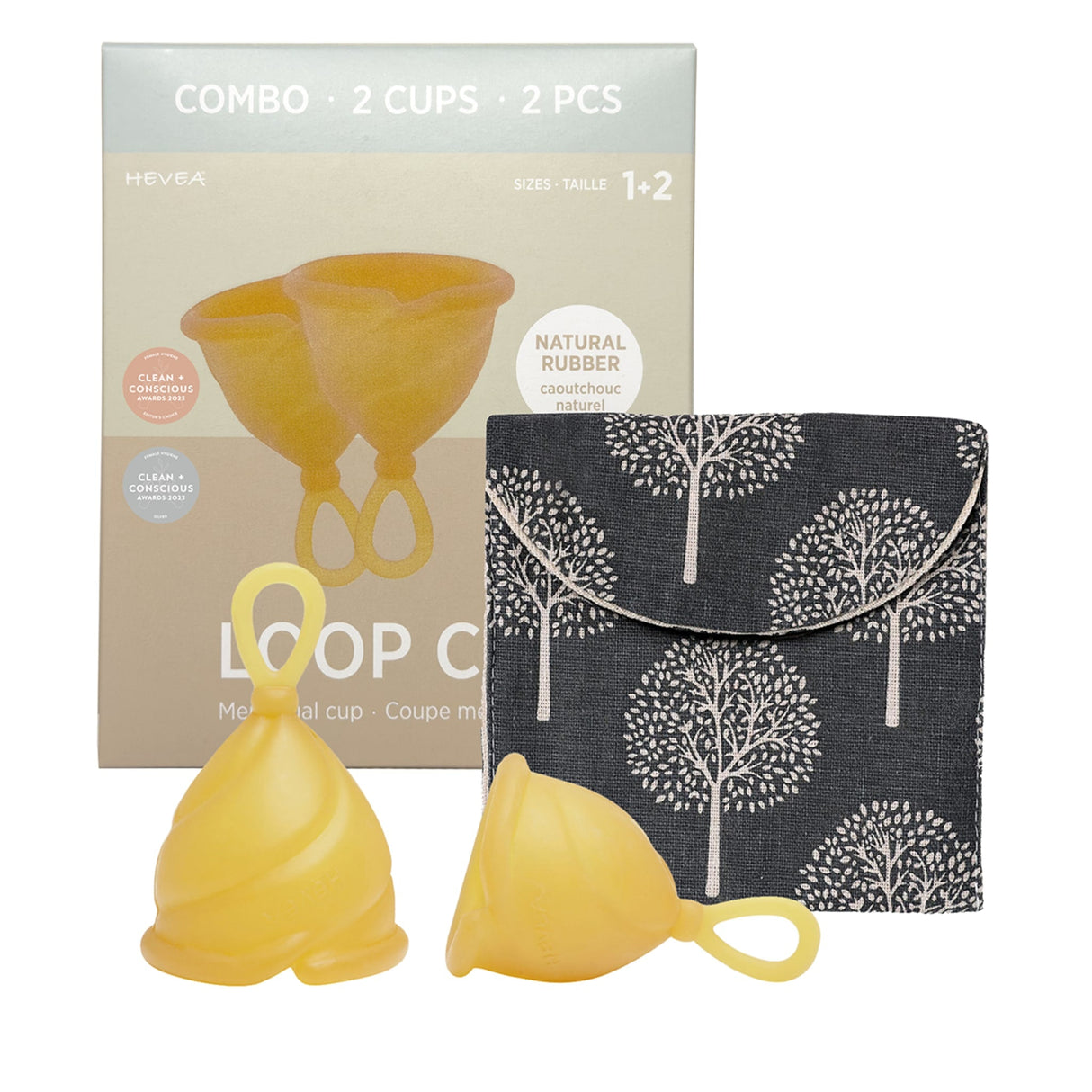 LOOP Menstrual Cup Combo - Sizes 1 & 2