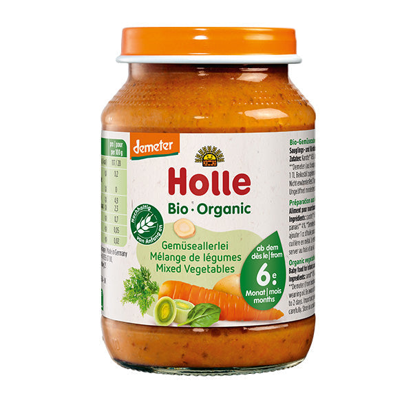 Holle Organic Mixed Vegetables Baby Food