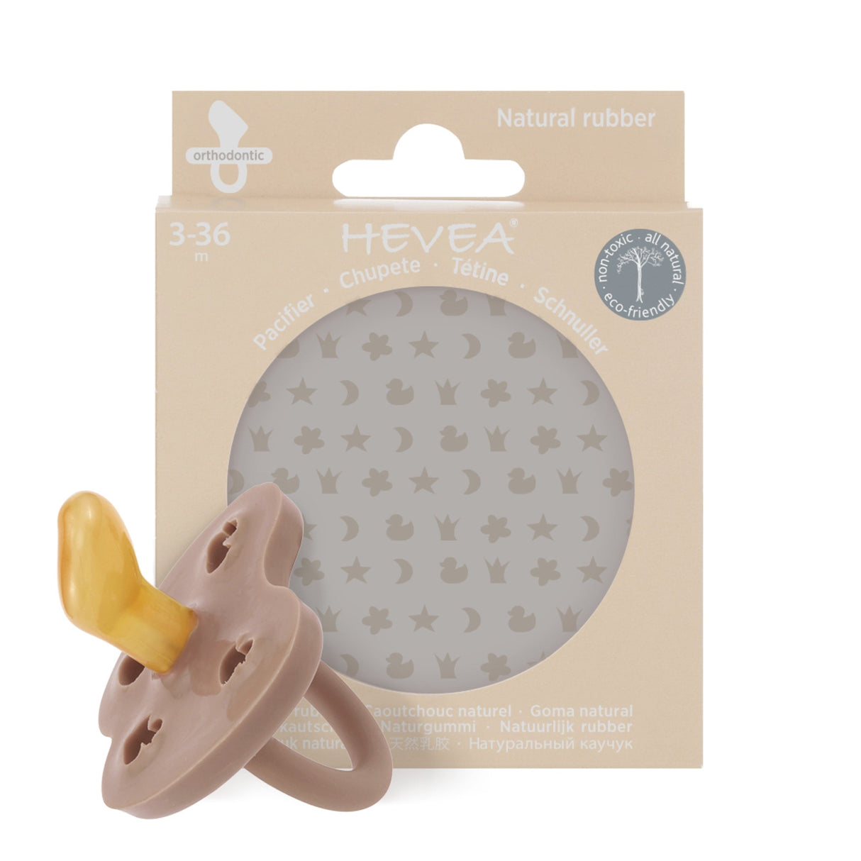 Natural Rubber Pacifier ORTHODONTIC 3-36 Months Single-Pack - Orthodontic 3-36 months
