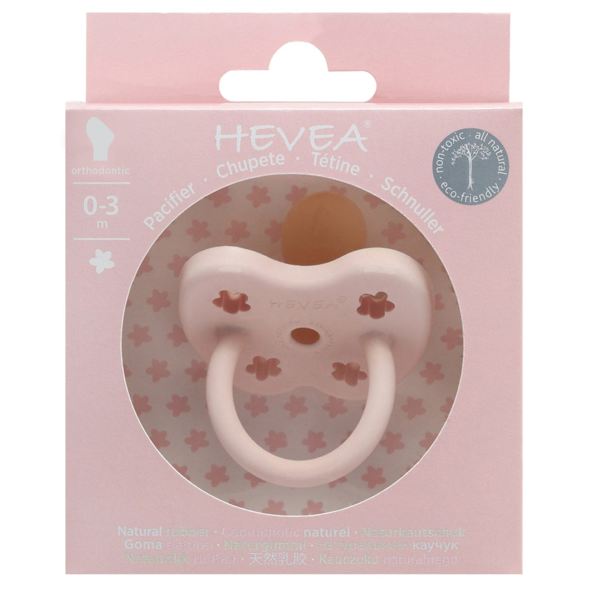 Natural Rubber Pacifier ORTHODONTIC Newborn 0+ Months Single-Pack - Orthodontic 0-3 months