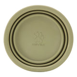 Dog Bowl on the Go in Natural Rubber -