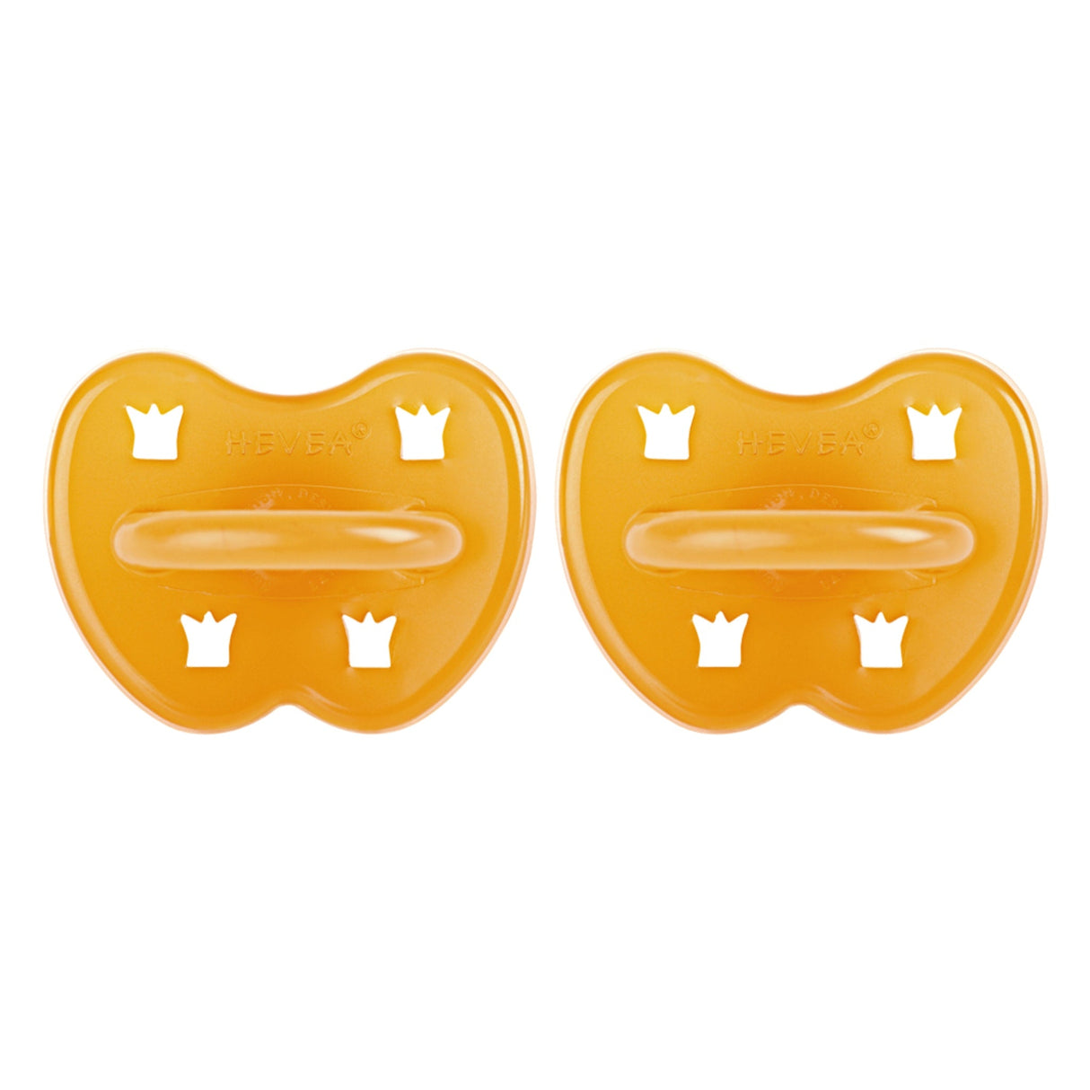 Natural Rubber Pacifier  ROUND Newborn 0+ Months Two-Pack - Round 0-3 months
