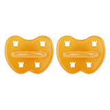 Natural Rubber Pacifier  ROUND Newborn 0+ Months Two-Pack - Round 0-3 months