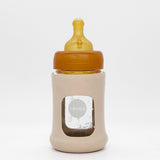 Wide Neck Baby Glass Bottle with Sleeve 150ml/5oz Single-Pack - 150ml/5oz