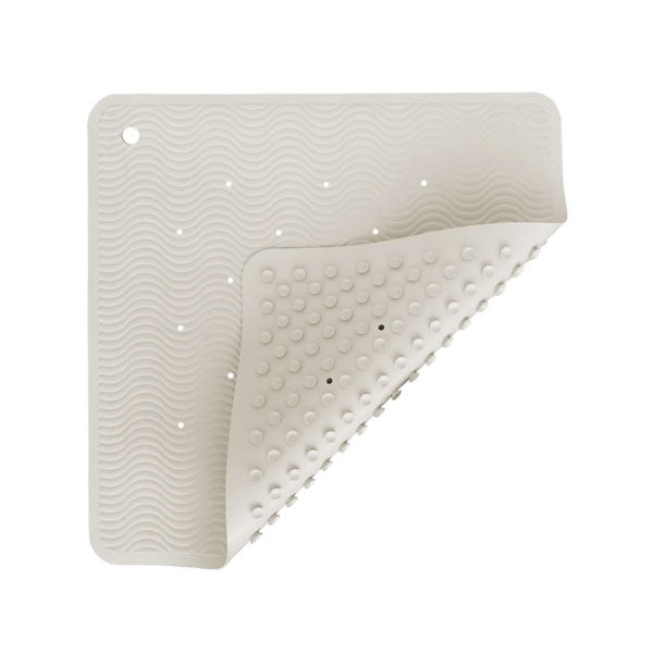 Hevea Natural Rubber Bath Mat Wave Sqaure