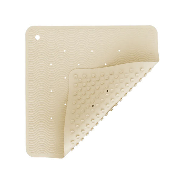 Hevea Natural Rubber Bath Mat Wave Sqaure