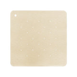 Hevea Natural Rubber Bath Mat Wave Sqaure