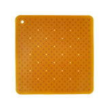 Hevea Natural Rubber Bath Mat Wave Sqaure