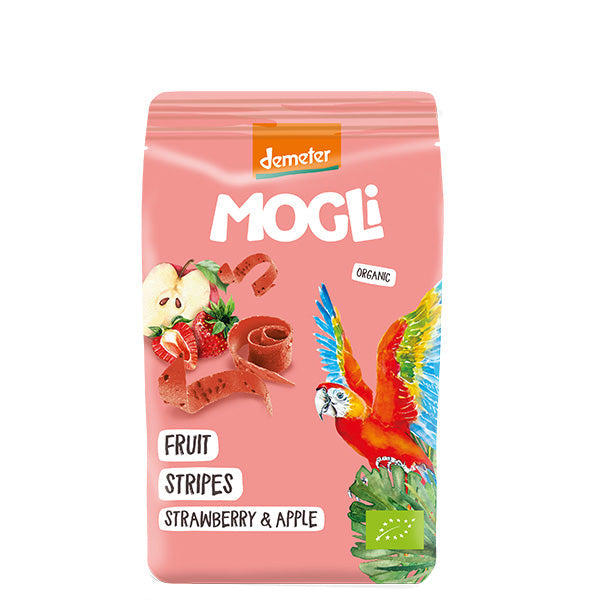 MOGLi Organic Strawberry & Apple Stripes