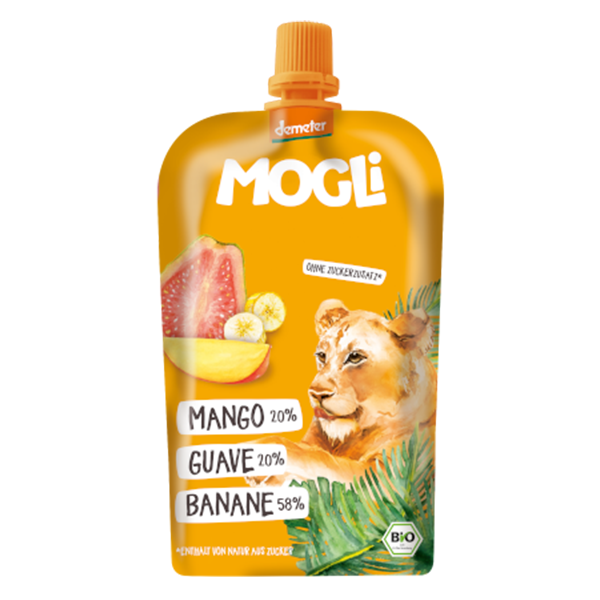 MOGLi Organic Fruit Pouch - Mango Guava Banana