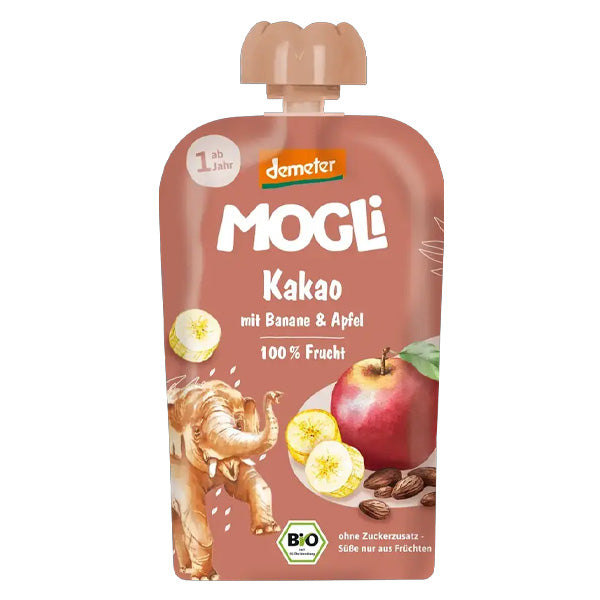 MOGLi Organic Fruit Pouch - Cocoa Banana Apple