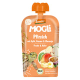 MOGLi Organic Fruit Pouch - Peach Apple Banana Passion Fruit & Oats