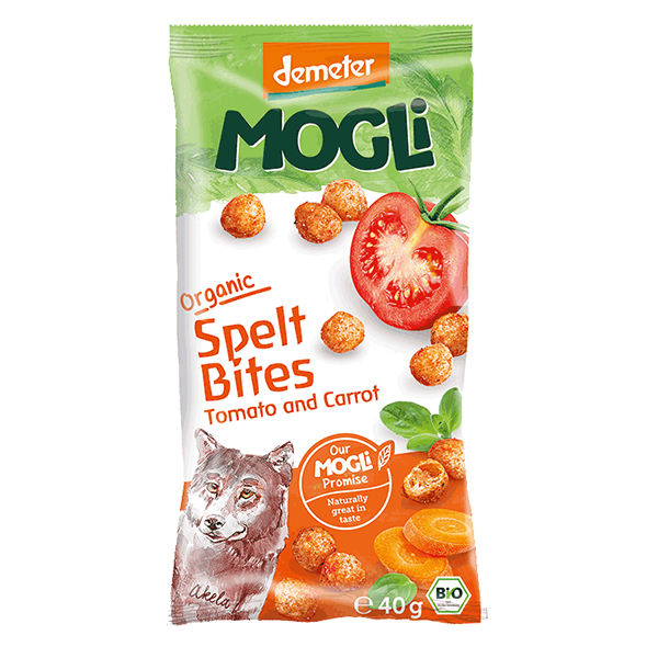 MOGLi Organic Spelt Bites Tomato & Carrot