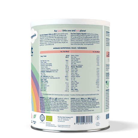 Pure Goat Company Organic Follow-on formula 3 - 400g