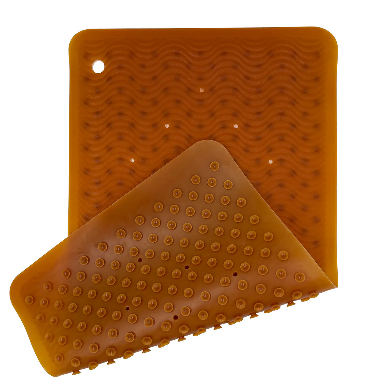 Hevea Natural Rubber Bath Mat Wave Rectangle