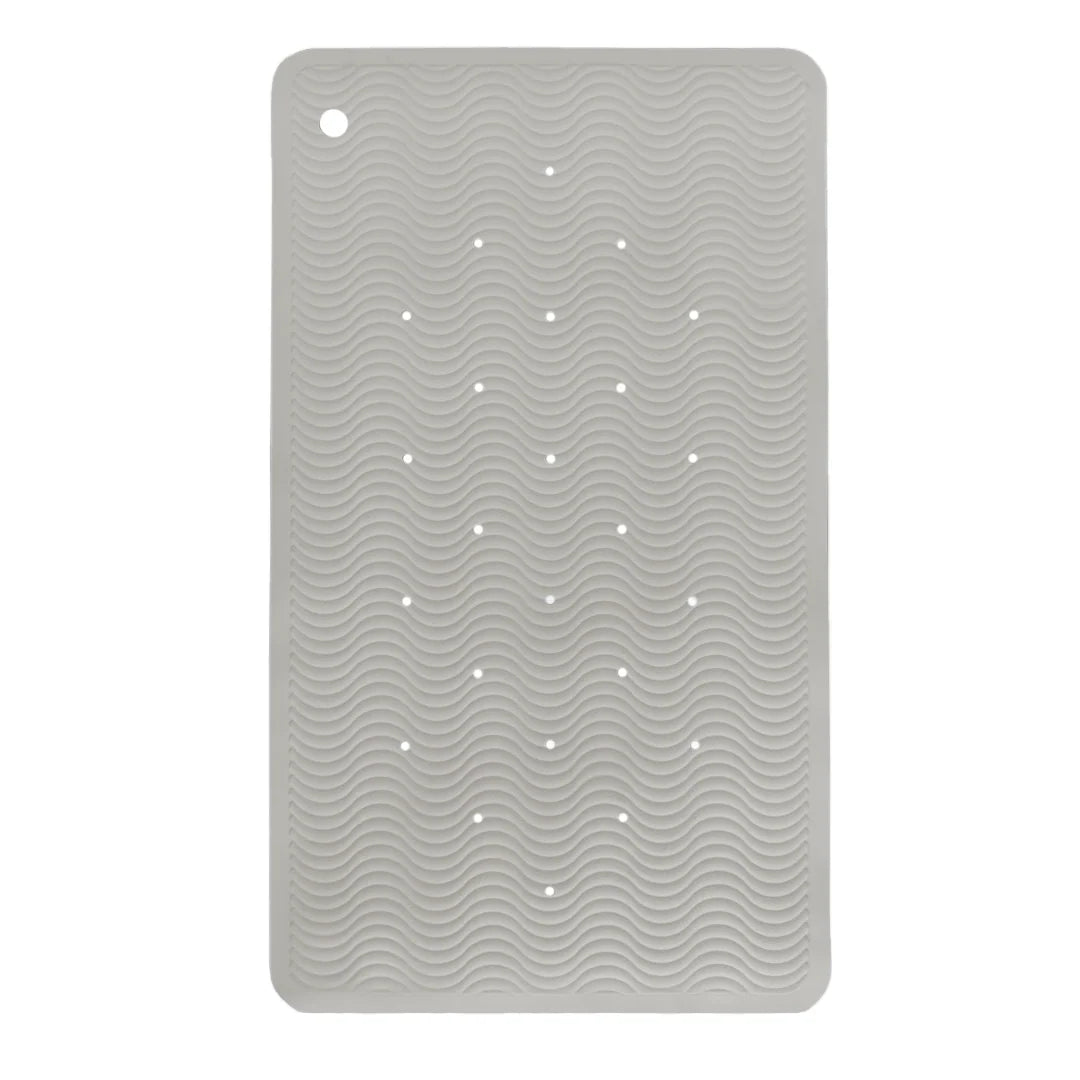 Hevea Natural Rubber Bath Mat Wave Rectangle