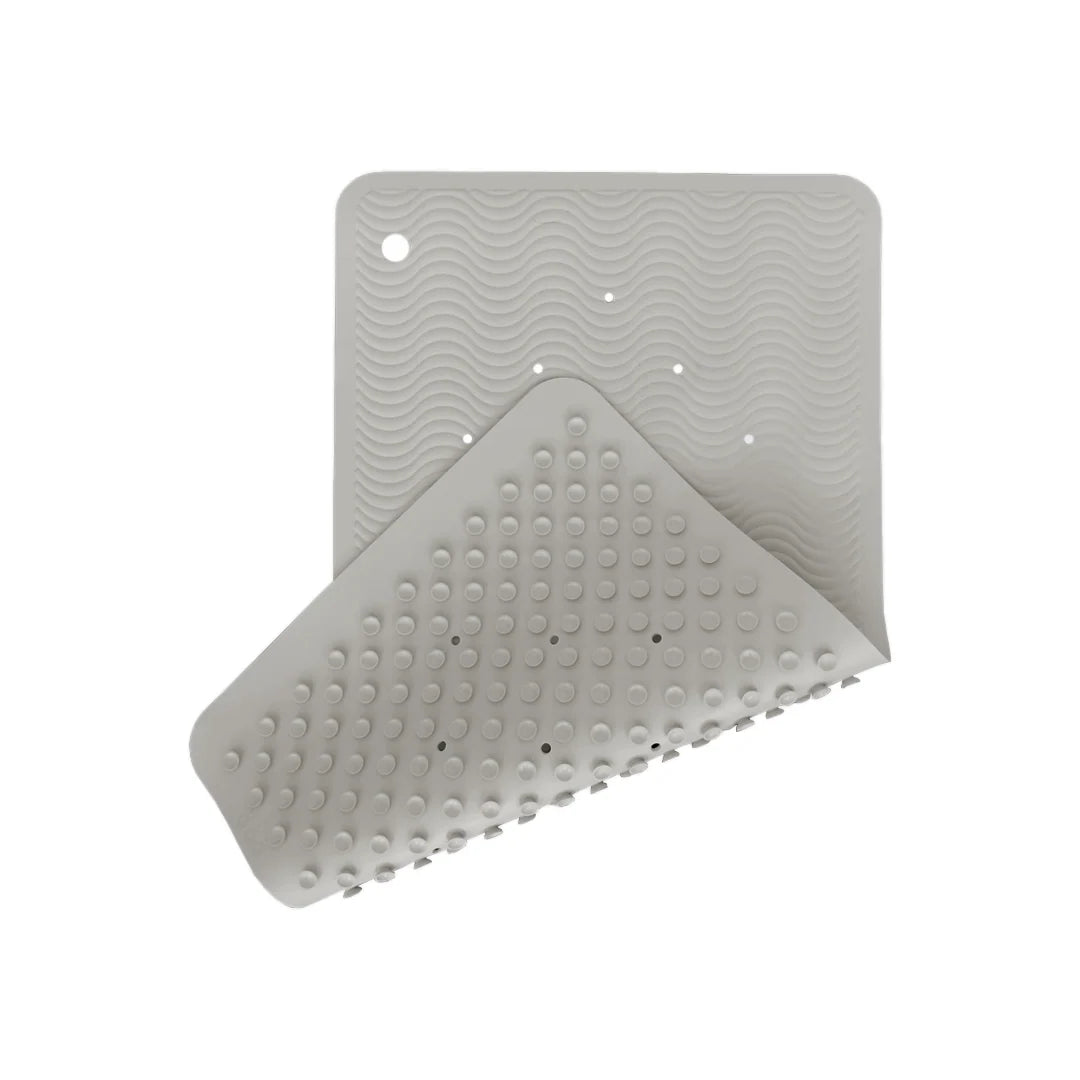 Hevea Natural Rubber Bath Mat Wave Rectangle