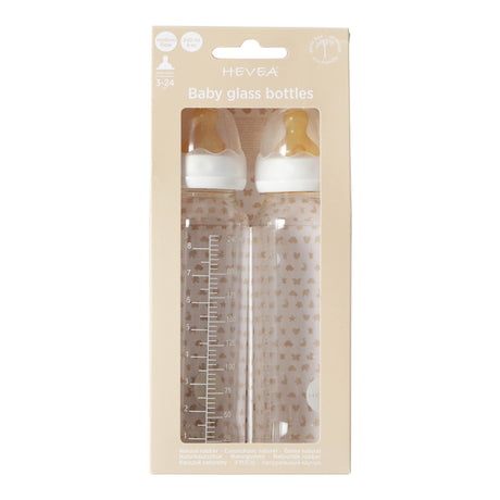 Standard Neck Baby Glass Bottles 240ml/8oz Two-Pack - 240ml/8oz