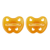 Natural Rubber Pacifier SYMMETRICAL 3-36 Months Two-Pack - Symmetrical 3-36 months